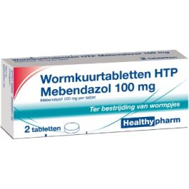 mebendazole de 100 mg