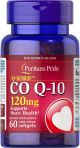 Puritan's Pride Co Q 10 120 mg 60 softgels 1851