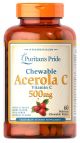 Puritan's Pride Acerola C-500/500mg 60 Chewable Tablets 5000