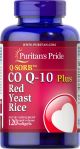 Puritan's Pride Co Q 10 Plus Red Yeast Rice 120 Softgels 17045
