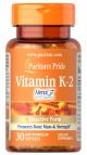 Puritan's Pride Vitamine K2 30 Softgels 17875