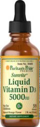 Puritan's Pride  Vitamin D3 5000 IU Liquid 59 ml 30405