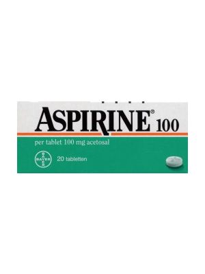Aspirin 100 mg 20 tablets Bayer