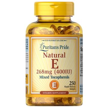 Puritan's Pride Vitamin E 268mg 400IU 250 Softgels 463