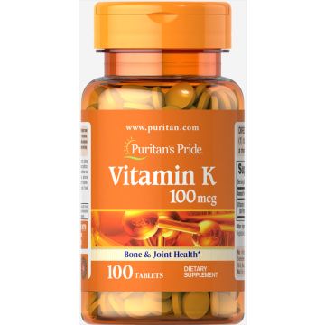 Puritan's Pride Vitamine K 100 mcg 100 tablets 3070