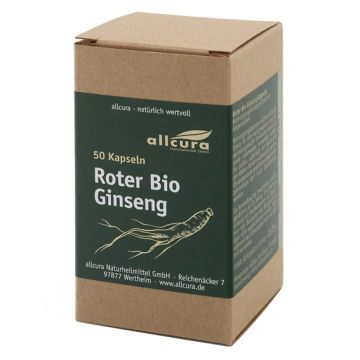 Allcura Red Bio Ginseng 50 capsules