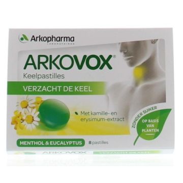 Arkopharma Arkovox Menthol & Eucalyptus Lozenges 8 pcs