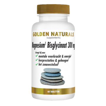 Golden Naturals Magnesium Bisglycinate 300 mg 60 Tablets