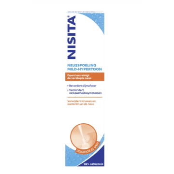 Nisita nasal rinse mild hypertonic jet spray 125ml