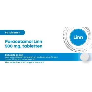 Linn Paracetamol 500 mg 50 Tablets