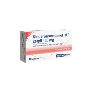 Healthypharm children's paracetamol 120mg 10 suppositories