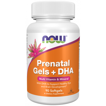 NOW Prenatal gels + DHA 90 softgels