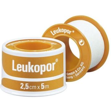 Leukopor Adhesive plaster 2.5 cm x 5 m