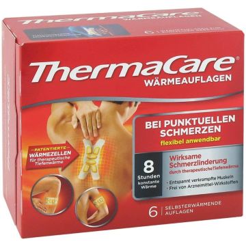 ThermaCare Nacken, 6 Stück, Wärmepflaster für Nacken, Schulter und Handgelenk, wirksam Nackenschmerzen lindern,  NL