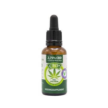 Jacob Hooy CBD+ / Hennepolie (2,75%) 30 ml