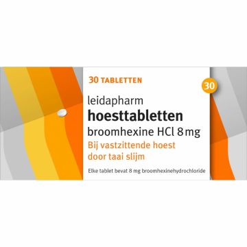 Leidapharm Cough tablets Broomhexine HCI 8 mg 30 tablets