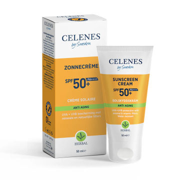 Celenes Sunscreen SPF50+ anti-aging 50 ml