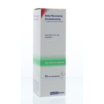 Healthypharm Baby Nasal Spray Saline Solution 15 ml