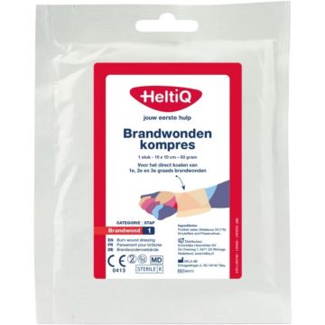 HeltiQ Burn Dressing 10 x 10 cm 1 pc