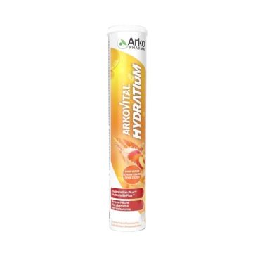 Arkopharma Arkovital Hydratium Electrolytes Peach 24 Effervescent Tablets