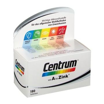 Centrum A bis Zink + Floraglo-Lutein Tabletten, 180 St Verpackung kann variieren