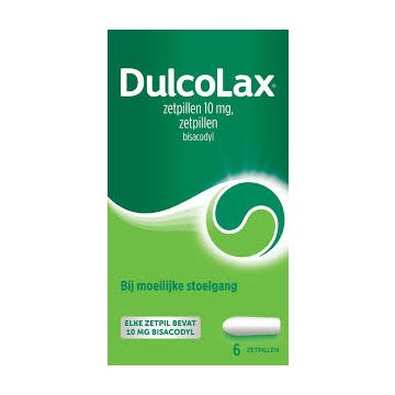 Dulcolax zetpil 6 zetpillen