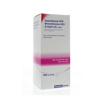 HTP Cough Syrup Bromhexine HCl 8 mg/5 ml, 250 ml