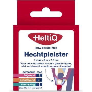 HeltiQ Adhesive Plaster 2.5 cm x 5 m 1 pc