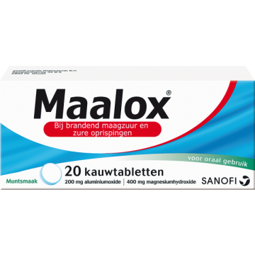 Maalox 40 Kauwtabletten - Muntsmaak