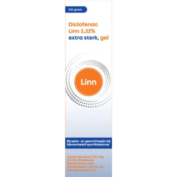 Linn Diclofenac gel 2.32% extra strength 100mg