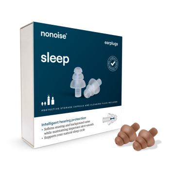 Nonoise - Sleep - Earplugs - brown