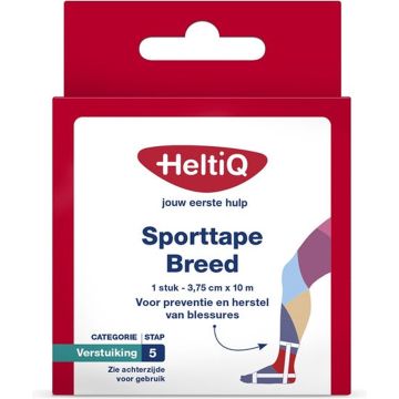 HeltiQ Sports Tape Wide 10 m x 3.75 cm 1 pc