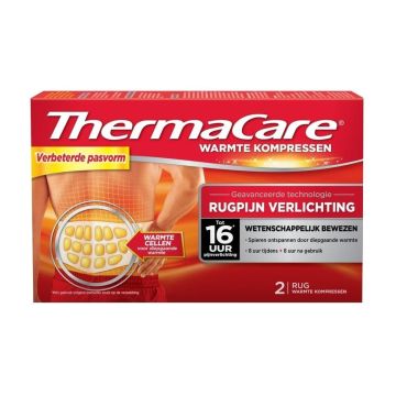 Thermacare rug S-Xl 2 stuks Thermacare rug S-Xl 2 stuks