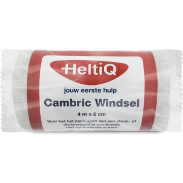 HeltiQ Cambric Bandage 4 m x 6 cm 1 pc
