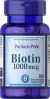 Puritan's Pride Biotin 1000 mcg 100 tablets 7961