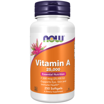 NOW Vitamin A 25000 IU 250 softgels