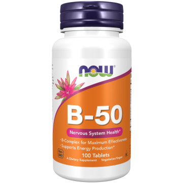 NOW Vitamin B-50 100 tablets