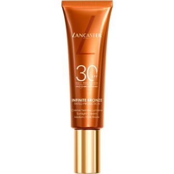 Lancaster Infinite Bronze Tinted Protection Sunlight Cream Medium/Dark Shade Spf30