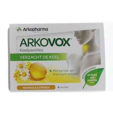 Arkopharma Arkovox Honey & Lemon Lozenges 8 pcs