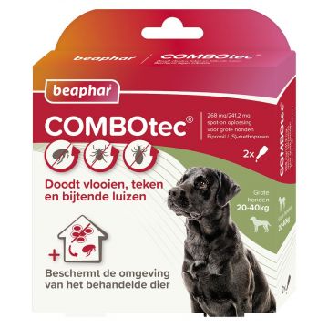 Beaphar Combotec Dogs 20-40 kg 2 Pipettes