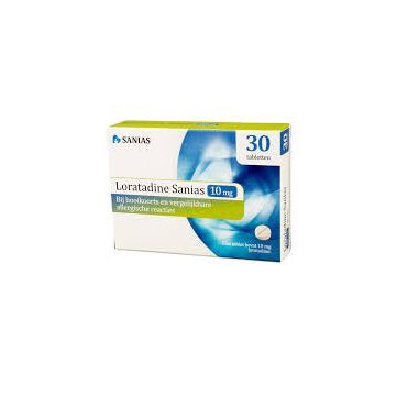 Sanias Loratadine hooikoortstabletten 30 Tabletten
