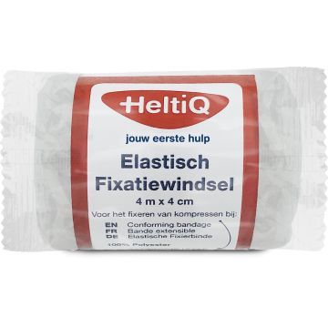 HeltiQ Elastic Fixation Bandage 4 m x 4 cm 1 pc