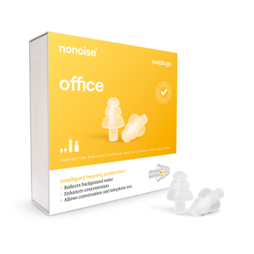 Nonoise - Office - Earplugs - Transparent
