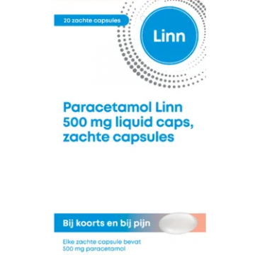 Linn Paracetamol, 500mg liquid caps, soft capsules