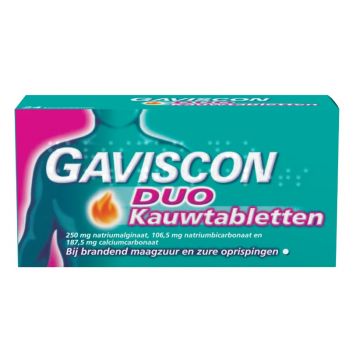 Gaviscon Duo Chewable tablets 24 tablets