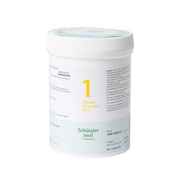 Schussler salt pfluger No. 1 Calcium floratum D12 1000 Tablets Gluten free