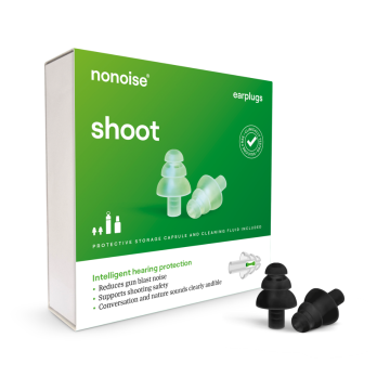 Nonoise - Shooting - Hunting - Earplugs - black