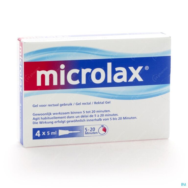 Microlax bébé 4 pipettes de 3ml