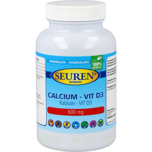 Seuren Nutrients Calcium 600 mg D3 100 Tabletten